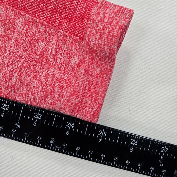 Gymshark High Waisted Flex Seamless Leggings in Red Marl Women's Size Small - Picture 4 of 6